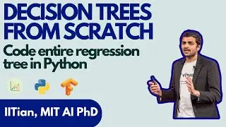 Build an entire regression decision tree in Python