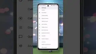 Flit To Silence Call in Redmi | how to turn on flit to Silence call #shorts #smartphonecallsetting