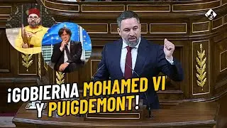 Santiago Abascal (VOX) Hoy en España hay un cogobierno liderado por Mohamed VI y Puigdemont