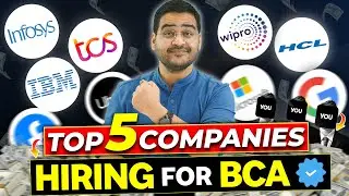 💥Top 5 Companies Hiring BCA Graduates✅Best BCA Job Opportunities! #bca #bcajobs #bcastudents #viral