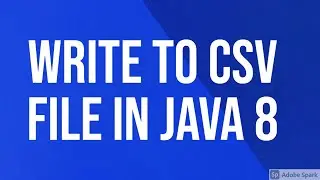 write to csv file in java 8