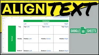 How to Center Text in Google Sheets