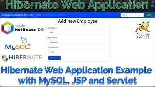 Java Prgramming-Spring Web Application with Apache Tomcat, MySQL, JPA, JSP, Bootstrap and Servlet