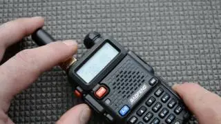 Рация Baofeng UV-5R сохраняем частоту, настройка каналов