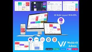 Bootstrap 5 Admin Dashboard with Admin Panel Dashboard – WebkitX