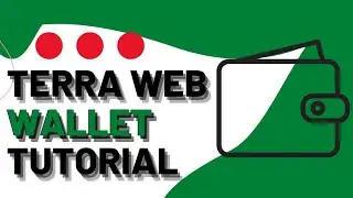 HOW TO USE TERRA STATION WEB WALLET EXTENSION FULL STEP BY STEP TUTORIAL || 