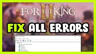 FIX For The King 2 Crashing, Freezing, Not Launching, Stuck & Black Screen