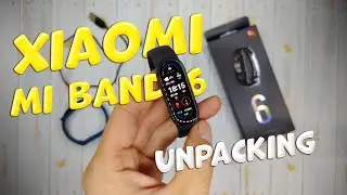 Xiaomi mi band 6 unpacking. Распаковка, подключение, китайская версия.