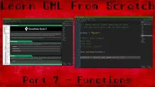 [GAMEMAKER STUDIO 2] Learn GameMaker Language Part 7 - Functions