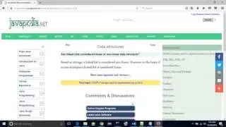 Are linked lists considered linear or non-linear data structure?
| javapedia.net