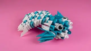 How to make a 3D origami Fish