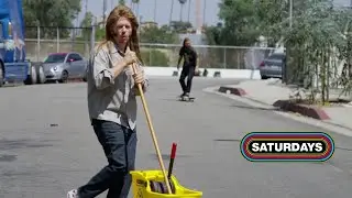 Clint Walker crosses paths with Joe Dirt - Saturdays - OFFICIAL CLIP - SKATE