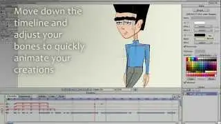 Anime Studio 10 - Debut - Bone Rigging - Feature Overview
