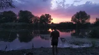 РЫБАЛКА с НОЧЁВКОЙ на реке АКСАЙ!!! ЛОВЛЯ карася на ДОНКИ!!! Ловля рыбы возле МАТВЕЕВСКОГО Моста!!!