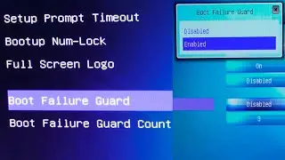 Как сбросить BIOS после разгона на компьютере.Boot Failure Guard