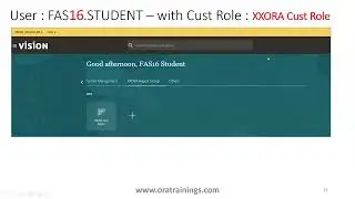 How to dynamically show the report link based on Custom Role - Structure Tool -Oracle Fusion