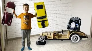 Mark and a collection of series for children about cars designers.