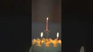 Свечи на торт с мигающим держателем Патибум