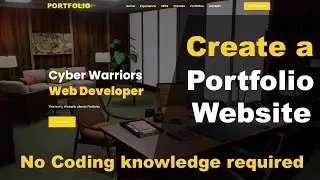 How to create a Portfolio Website using WordPress | How To Make a WordPress Website in 2024