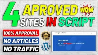 Approved 4 Sites Using Php Script - Get AdSense Approval Fast! 🚀 | Instant Approval Guaranteed! 🎉