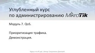 ✅ Настройка MikroTik. Приоритизация трафика