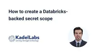 How to create a Databricks backed secret scope