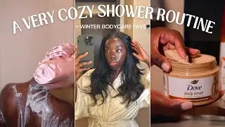 COZY WINTER SHOWER ROUTINE: plus my body care favs to keep you glowing in the cold || Vlogmas Day 5