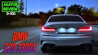 ⏱️ 0-100 BMW 330d xDrive G20 / разгон БМВ 330д М-спорт 2020 dragy