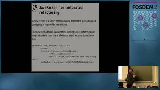 JavaParser: where should we head? How to generate, transform, analyze, refactor Java code