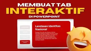 Membuat Desain Tab Materi Pembelajaran Mudah di Powerpoint!