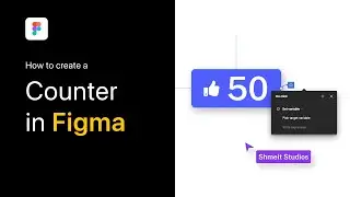 How to make a counter In Figma (2023)(EASY)