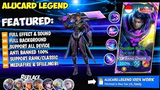 NEW Script Alucard Legend No Password | Full Effect & Sounds | Update New Patch MLBB