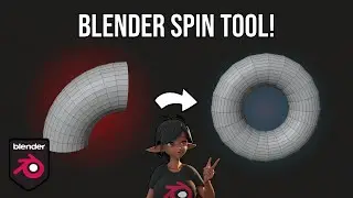 How to use the Spin Tool in Blender 4.2!