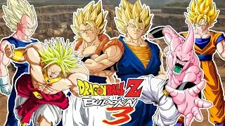 Dragon Ball Z Budokai 3 : Gogeta VS Broly , Vegetto VS Super Buu - El Poder De Las 2 Fusiones !