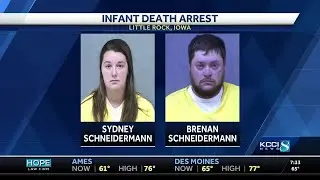 Iowa parents arrested after death of infant