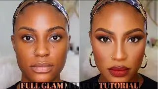 FLAWLESS FULL GLAM MAKEUP TUTORIAL *No False Eyelashes* 