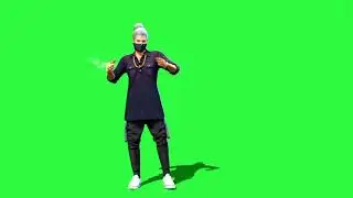 green screen status free fire new emote 