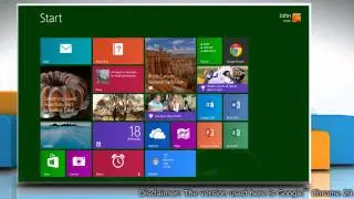How to zoom in Google™ Chrome on a Windows® 8.1 PC