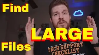 How to easily find large files on your computer the easy way