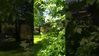Красивый парк аттракционов в городе Орехово-Зуево