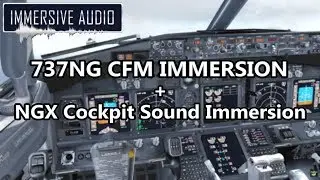 Immersive Audio 737NG CFM Soundpack + Cockpit Sound Immersion [PMDG 737NGX]