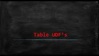 50 Table Functions