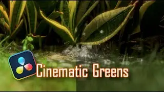 EASY tip for Cinematic Greens / DaVinci Resolve / Tutorial