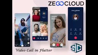 Video Call in Flutter with ZEGOCLOUD UIKits  by Sample Code | Flutter Tutorial | Flutter 2023