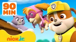 PAW Patrol | ¡PAW Patrol ayuda a los animales de Bahía Avenutras! | Nick Jr. en Español
