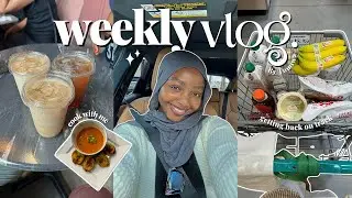 building routine, cook with me + i'm... lonely? 😕 | weekly vlog