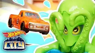 Гигантский осьминог, токсичная горилла и ДРУГИЕ захватывают город! 🐙🦍 @Hot Wheels Россия 3+