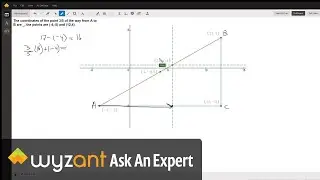 Find coordinates of point 3/5 of distance from A to B.