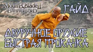 Mount and blade 2 Bannerlord. Как прокачать двуручное оружие быстро! Гайд.