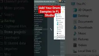 Adding Drum Kits In FL Studio Browser.